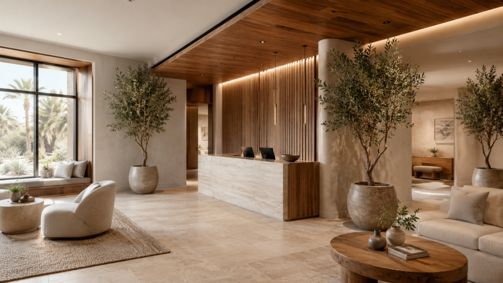 Refined Leasing Gallery Greenery Concept — Scottsdale, AZ